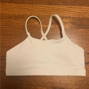 White Athleta sports bra